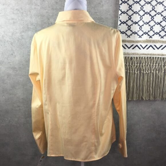 Talbots Button Down Long Sleeve Shirt Size 12W NEW - Picture 3 of 5